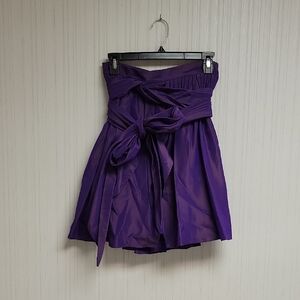 Emanuel Ungaro Vibrant Purple Skirt, Women's Sz 10 1980s Vintage.